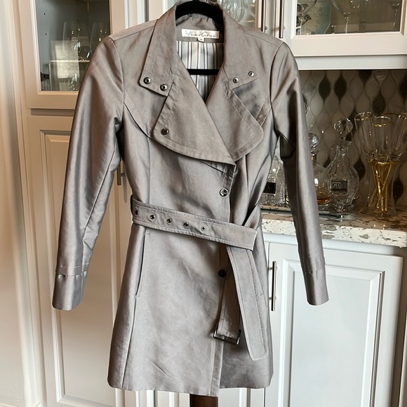 Kenneth Cole Trench Coat XS - Picture 1 of 5